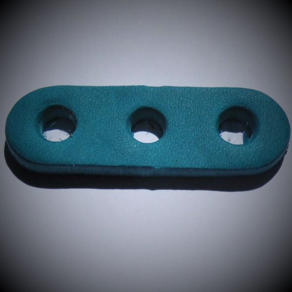 Lederstopper Fettleder für Rundlederleinen - 3 Löcher